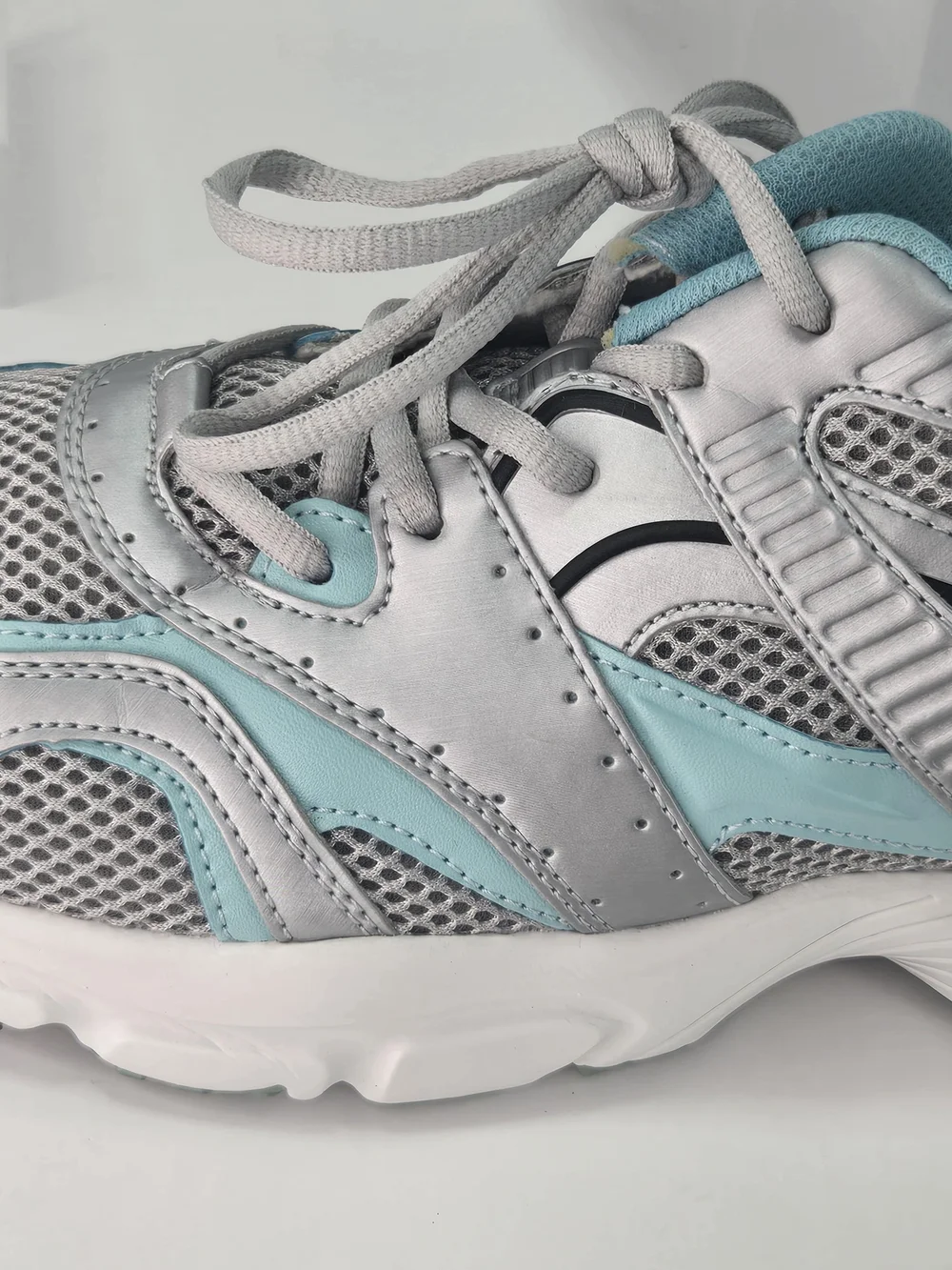 Apex X527 Women's Light Blue Gray Walking Athletic Orthopedic Sneakers Size 10 W - Picture 8 of 16